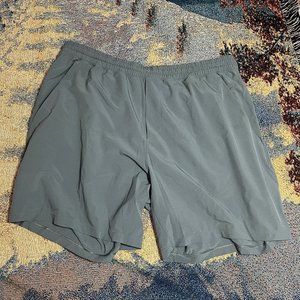 Lululemon Pace Breaker Linerless 7" XXL blue charcoal